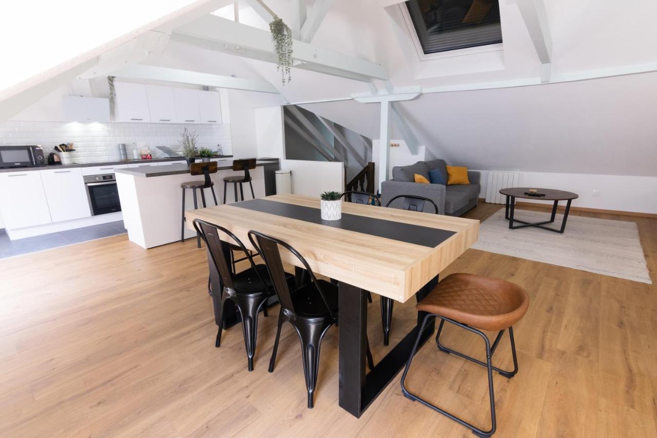 Appartement Atypique Proche Gare/ Dans L'Hyper-Centre Spacieux Pour 6P Au Coeur De Mulhouse Exterior foto