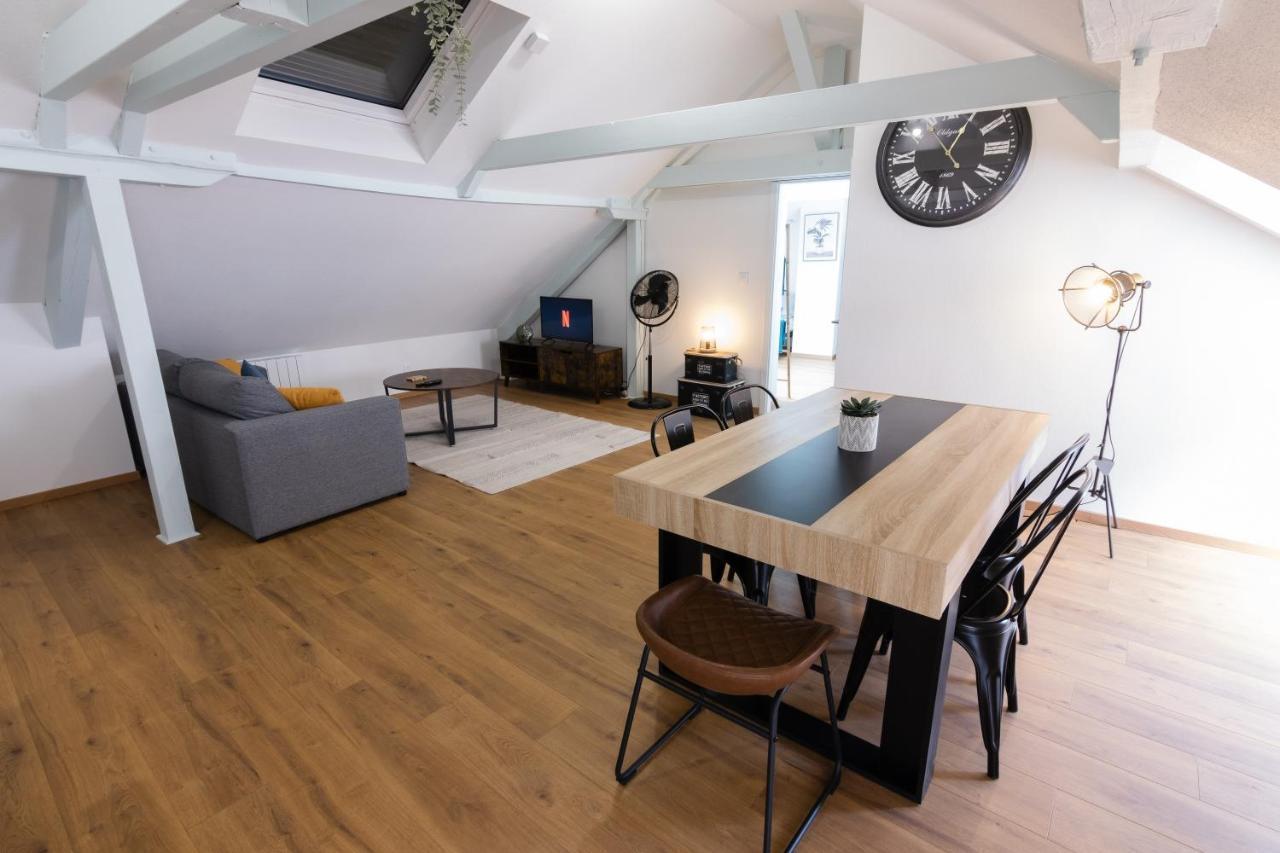 Appartement Atypique Proche Gare/ Dans L'Hyper-Centre Spacieux Pour 6P Au Coeur De Mulhouse Exterior foto